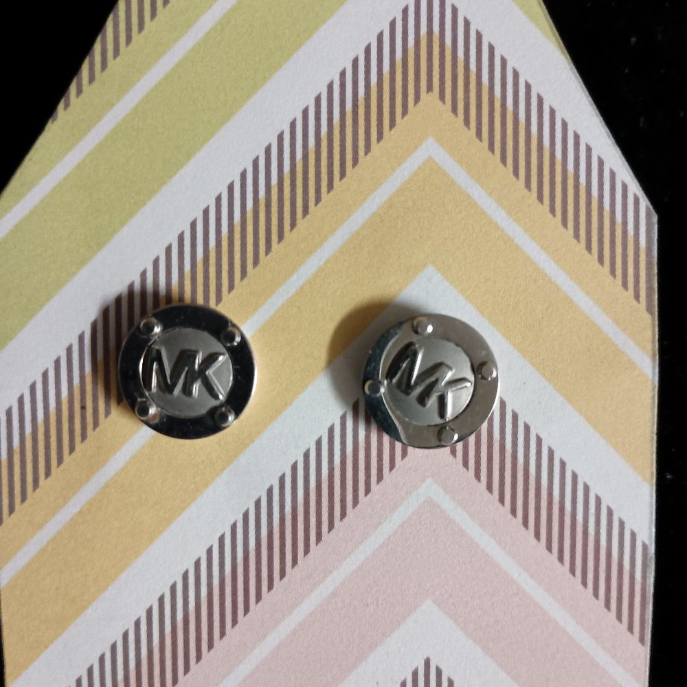 Michael Kors Logo Stud Earrings